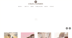 Desktop Screenshot of colesoflondon.com