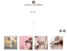 Tablet Screenshot of colesoflondon.com